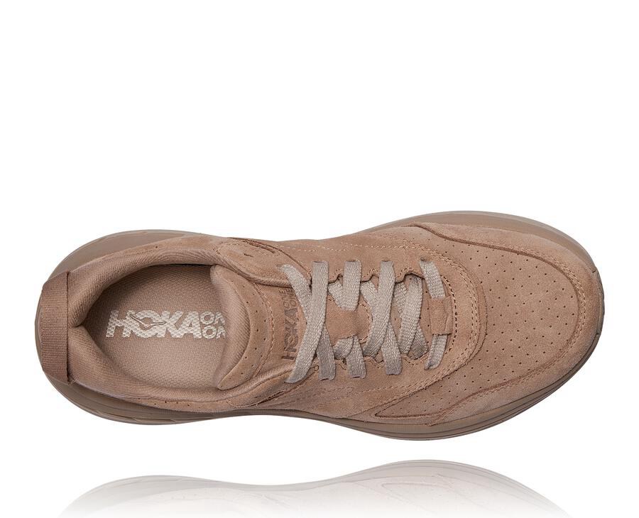 Zapatillas Asfalto Hoka One One Hombre - Bondi L Suede - Gris - UKD247506